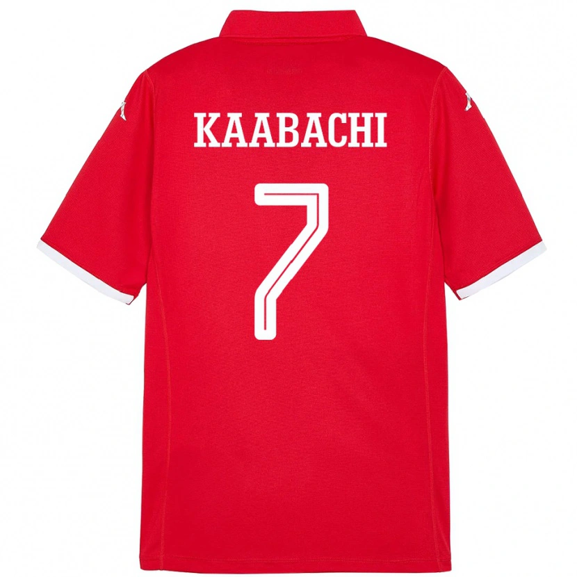 Danxen Kinder Tunesien Ella Kaabachi #7 Rot Heimtrikot Trikot 24-26 T-Shirt Schweiz