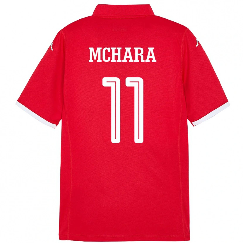 Danxen Kinder Tunesien Imen Mchara #11 Rot Heimtrikot Trikot 24-26 T-Shirt Schweiz