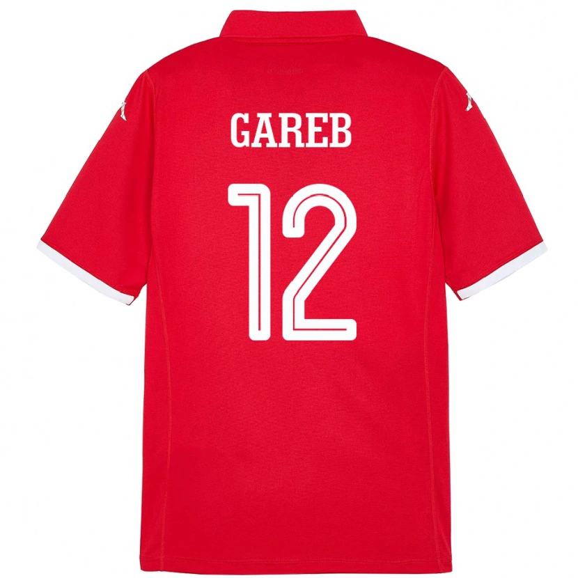 Danxen Kinder Tunesien Adem Gareb #12 Rot Heimtrikot Trikot 24-26 T-Shirt Schweiz