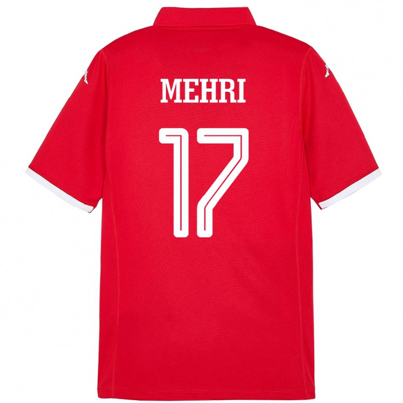 Danxen Kinder Tunesien Malek Mehri #17 Rot Heimtrikot Trikot 24-26 T-Shirt Schweiz