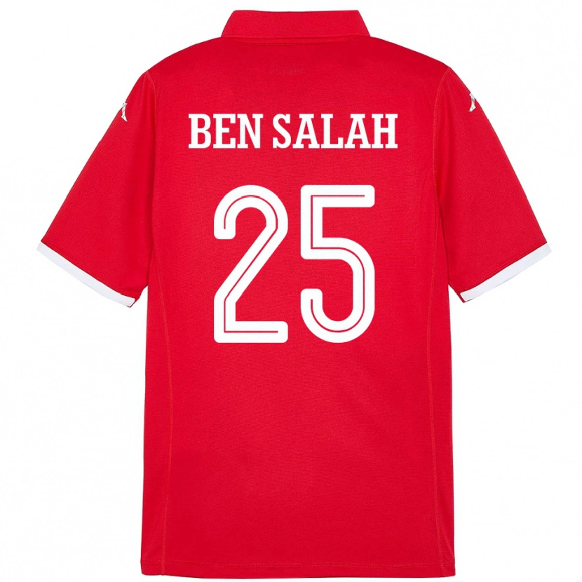 Danxen Kinder Tunesien Heni Ben Salah #25 Rot Heimtrikot Trikot 24-26 T-Shirt Schweiz
