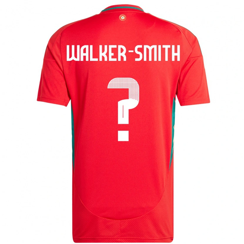 Danxen Kinder Wales Charlie Walker-Smith #0 Rot Heimtrikot Trikot 24-26 T-Shirt Schweiz