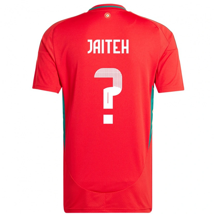 Danxen Kinder Wales Dembo Jaiteh #0 Rot Heimtrikot Trikot 24-26 T-Shirt Schweiz