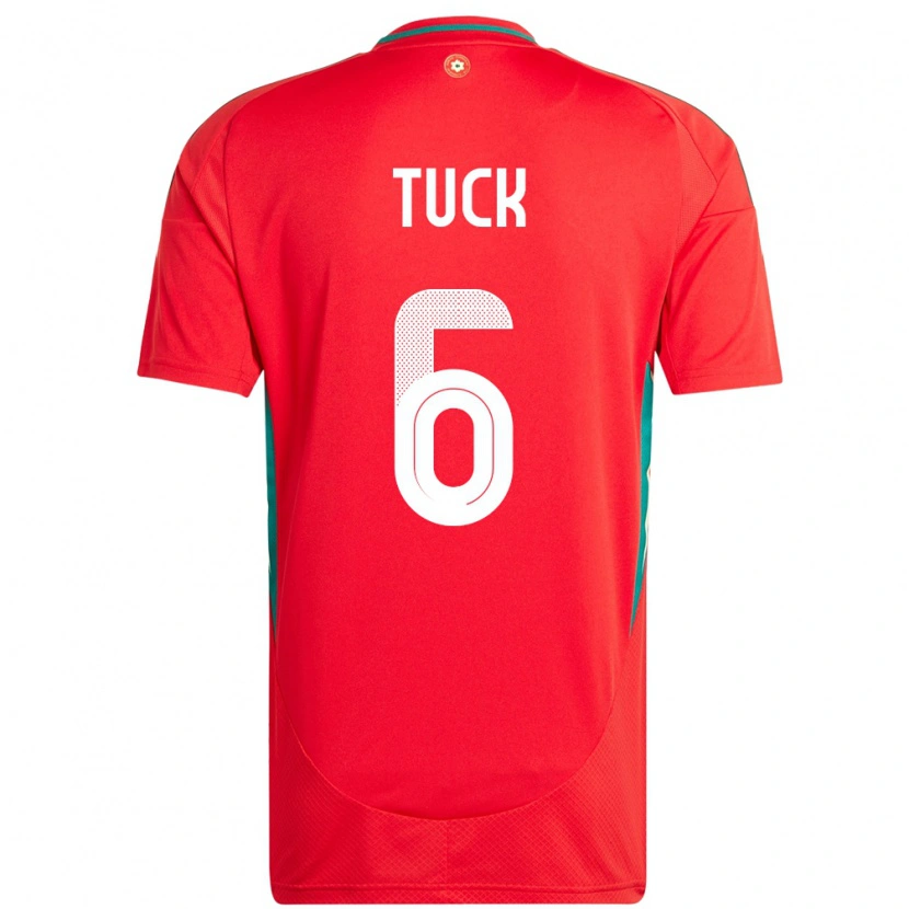 Danxen Kinder Wales Alfie Tuck #6 Rot Heimtrikot Trikot 24-26 T-Shirt Schweiz