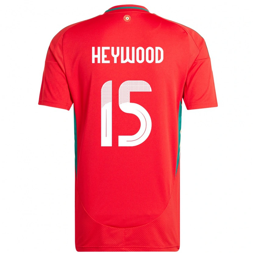 Danxen Kinder Wales Carter Heywood #15 Rot Heimtrikot Trikot 24-26 T-Shirt Schweiz