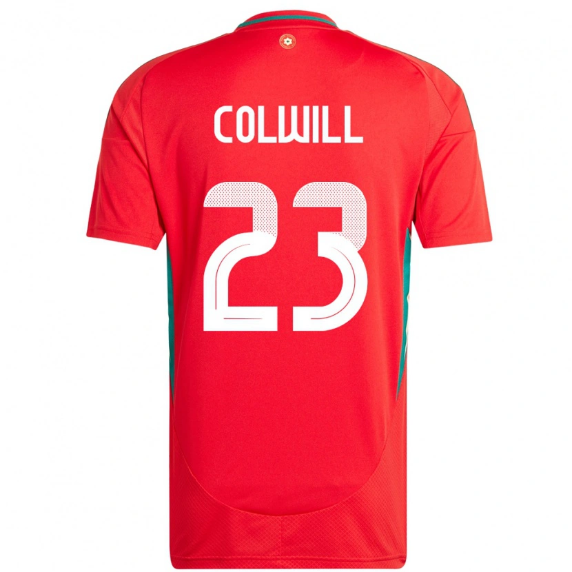 Danxen Kinder Wales Joel Colwill #23 Rot Heimtrikot Trikot 24-26 T-Shirt Schweiz