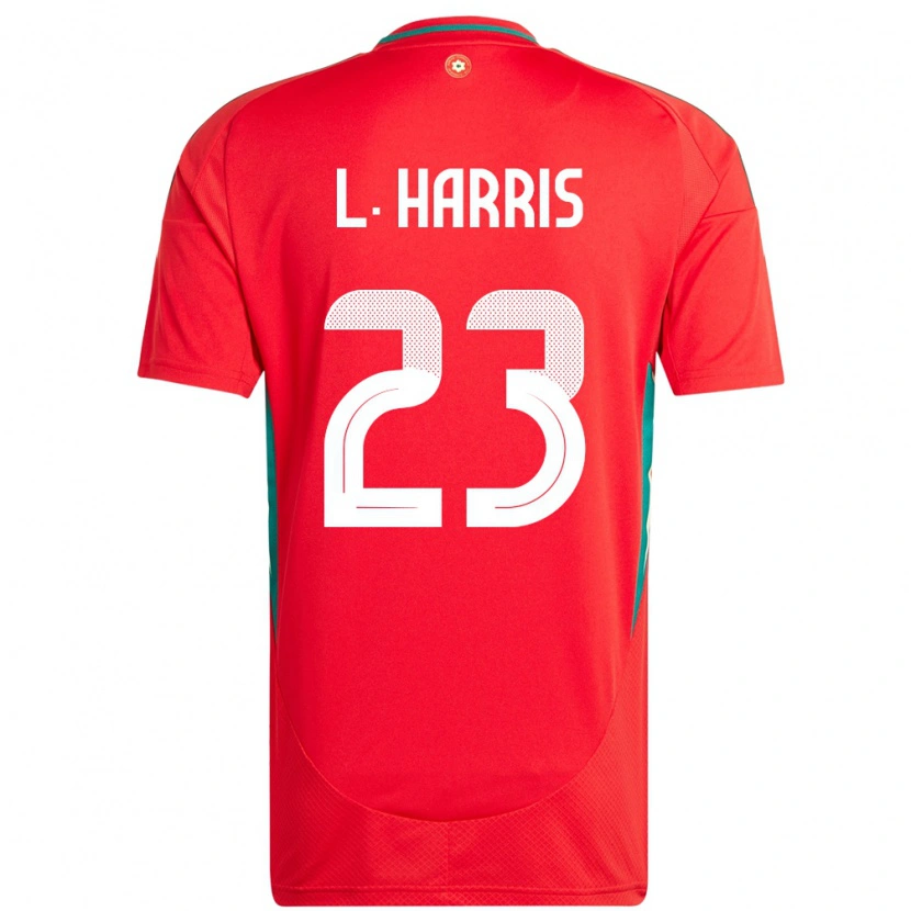 Danxen Kinder Wales Luke Harris #23 Rot Heimtrikot Trikot 24-26 T-Shirt Schweiz
