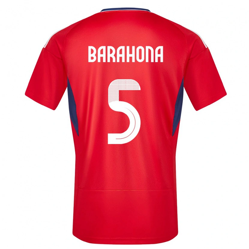 Danxen Kinder Costa Rica Alberth Barahona #5 Rot Heimtrikot Trikot 24-26 T-Shirt Schweiz