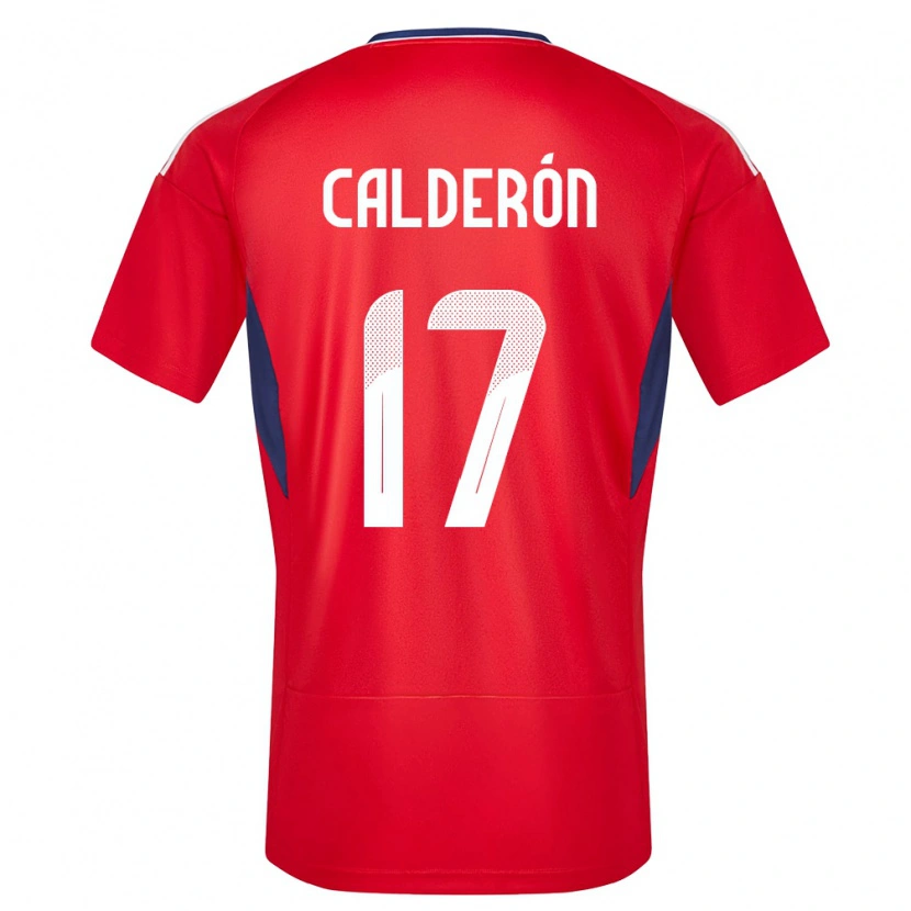 Danxen Kinder Costa Rica Brayan Calderón #17 Rot Heimtrikot Trikot 24-26 T-Shirt Schweiz