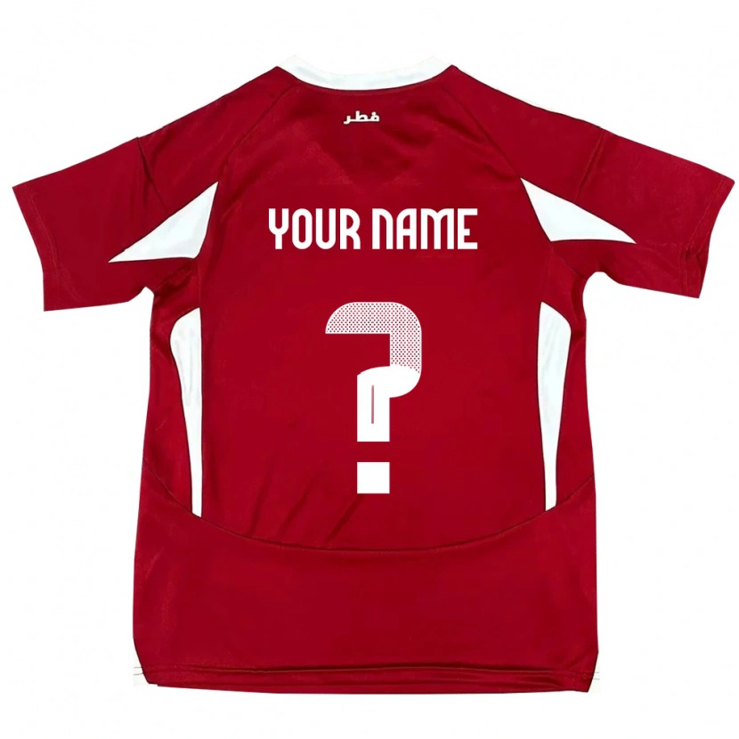 Danxen Kinder Katar Ihren Namen #0 Rot Heimtrikot Trikot 24-26 T-Shirt Schweiz