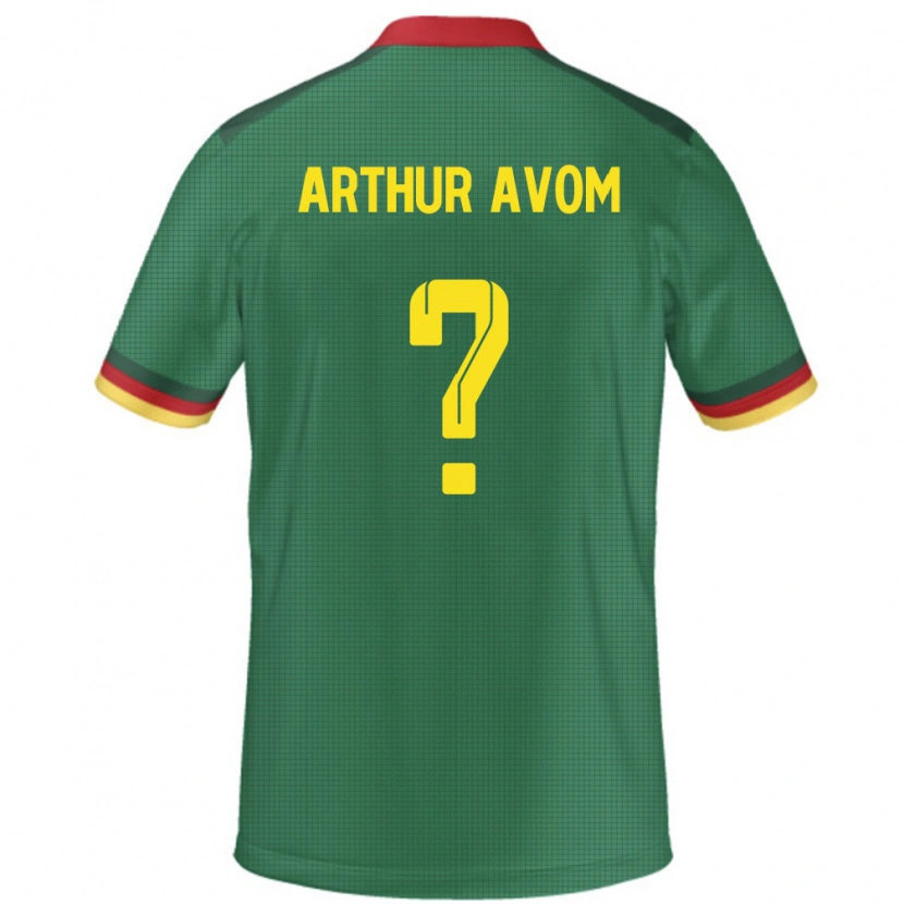 Danxen Kinder Kamerun Arthur Avom #0 Grün Heimtrikot Trikot 24-26 T-Shirt Schweiz