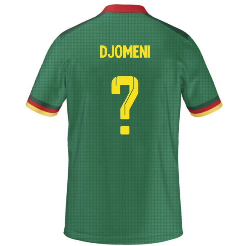 Danxen Kinder Kamerun Eric Djomeni #0 Grün Heimtrikot Trikot 24-26 T-Shirt Schweiz