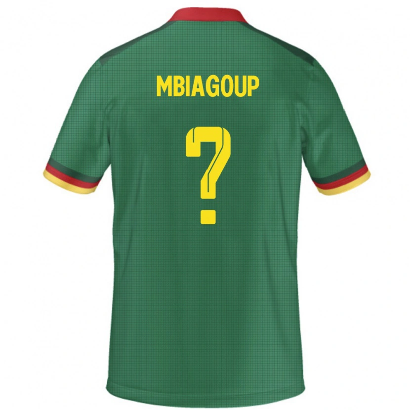 Danxen Kinder Kamerun Xavier Mbiagoup #0 Grün Heimtrikot Trikot 24-26 T-Shirt Schweiz
