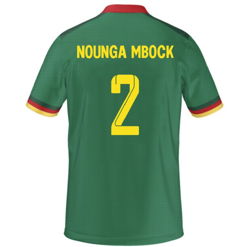 Danxen Kinder Kamerun Eiffrel Hernandez Nounga Mbock #2 Grün Heimtrikot Trikot 24-26 T-Shirt Schweiz