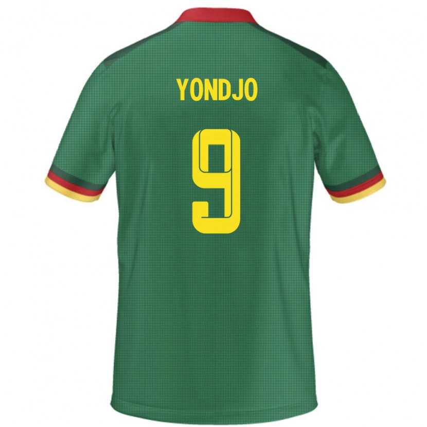 Danxen Kinder Kamerun Angel Yondjo #9 Grün Heimtrikot Trikot 24-26 T-Shirt Schweiz