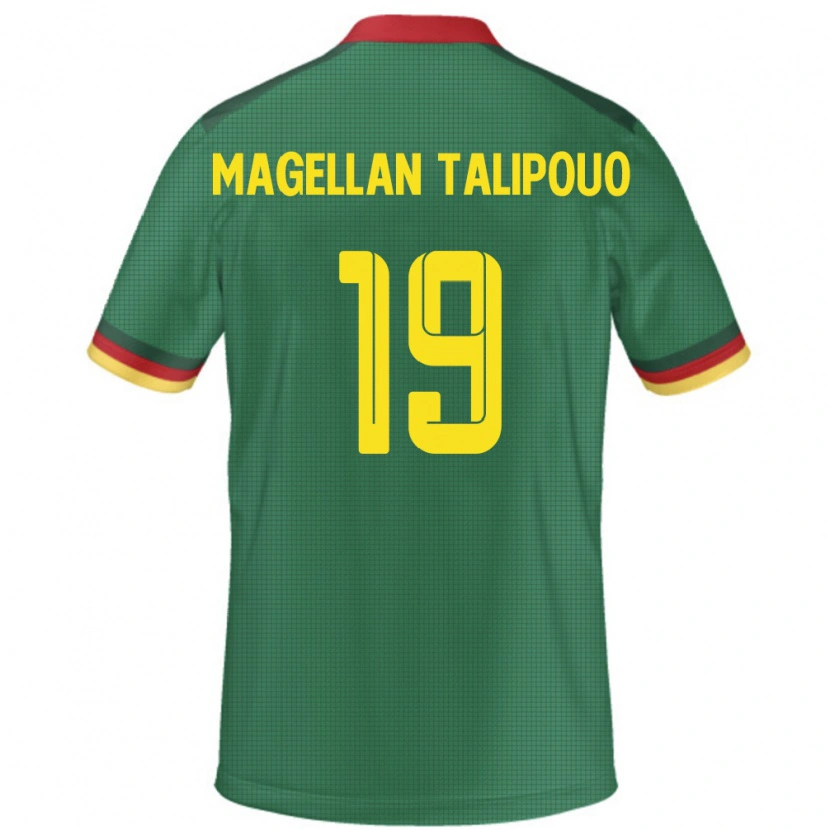 Danxen Kinder Kamerun Ghane Magellan Talipouo #19 Grün Heimtrikot Trikot 24-26 T-Shirt Schweiz