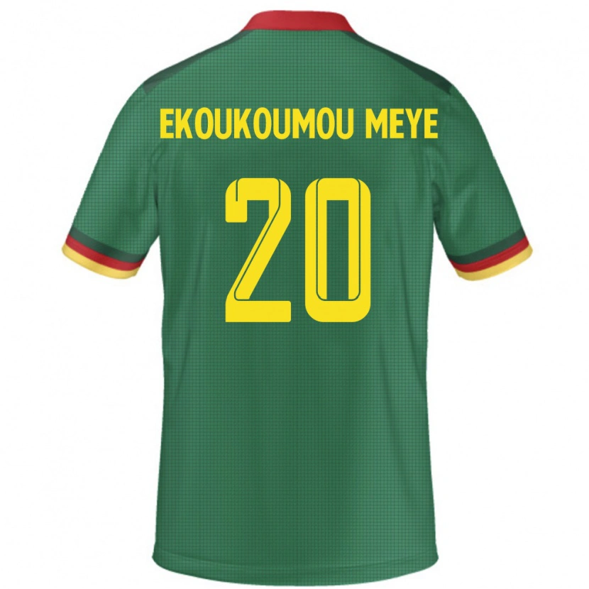 Danxen Kinder Kamerun Ivan Donald Ekoukoumou Meye #20 Grün Heimtrikot Trikot 24-26 T-Shirt Schweiz
