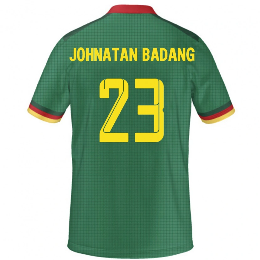 Danxen Kinder Kamerun Cédric Johnatan Badang #23 Grün Heimtrikot Trikot 24-26 T-Shirt Schweiz