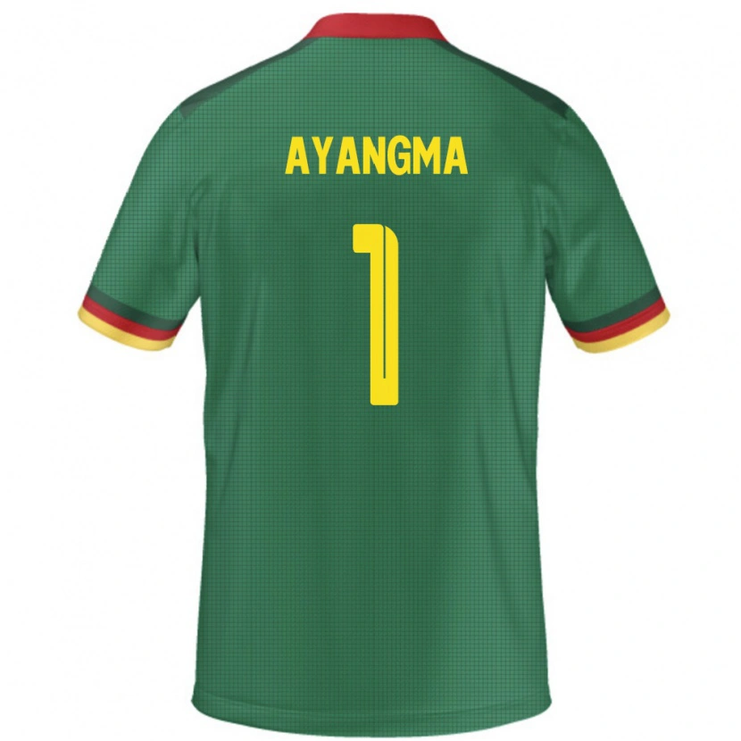 Danxen Kinder Kamerun Pauline Ayangma #1 Grün Heimtrikot Trikot 24-26 T-Shirt Schweiz