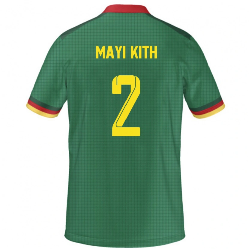 Danxen Kinder Kamerun Easther Mayi Kith #2 Grün Heimtrikot Trikot 24-26 T-Shirt Schweiz