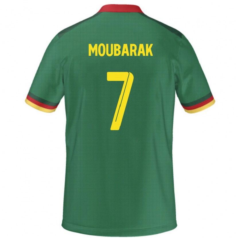 Danxen Kinder Kamerun Alioum Moubarak #7 Grün Heimtrikot Trikot 24-26 T-Shirt Schweiz
