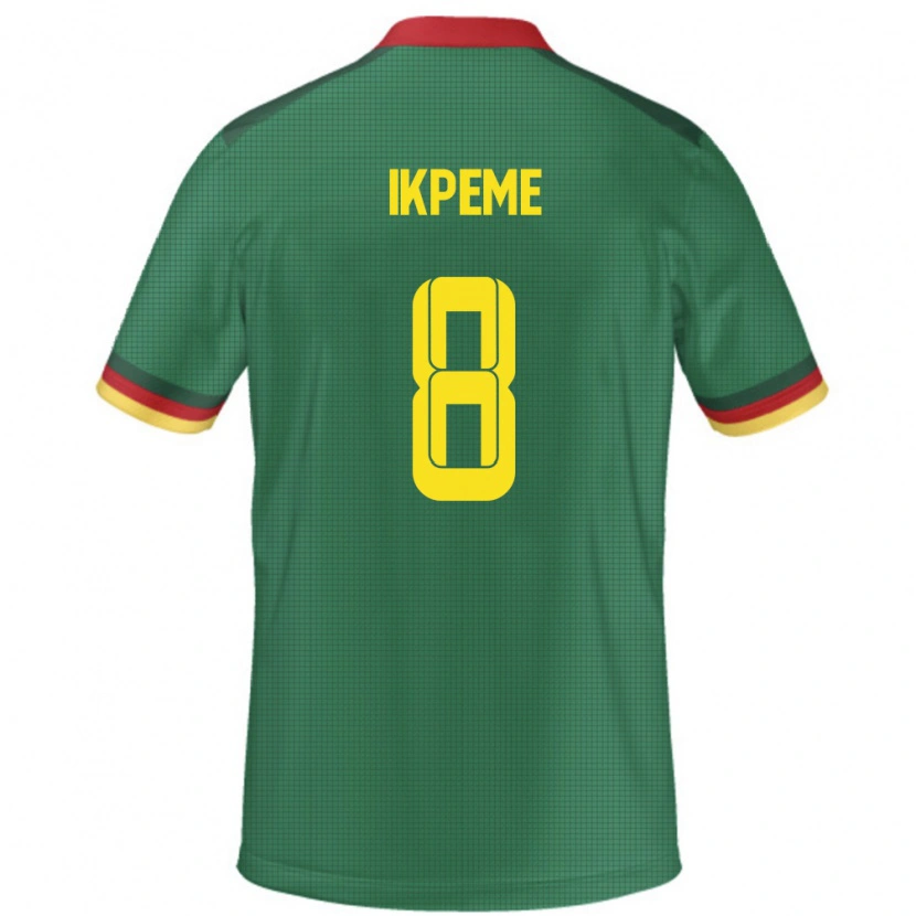 Danxen Kinder Kamerun Stephan Ikpeme #8 Grün Heimtrikot Trikot 24-26 T-Shirt Schweiz