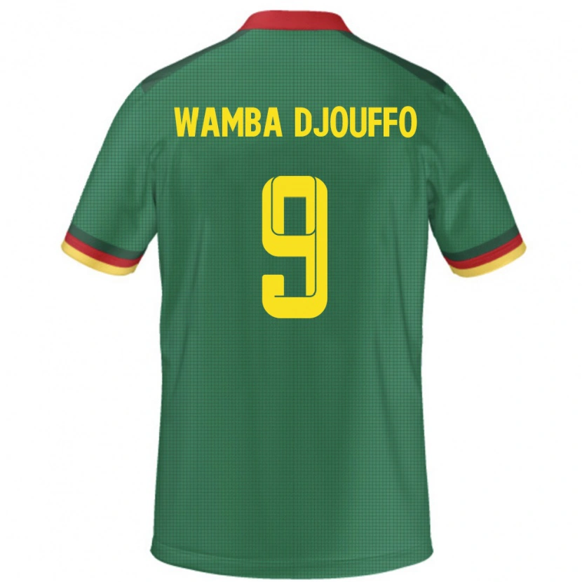 Danxen Kinder Kamerun Leonel Wamba Djouffo #9 Grün Heimtrikot Trikot 24-26 T-Shirt Schweiz