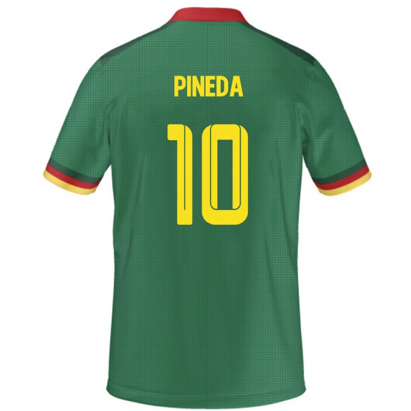 Danxen Kinder Kamerun Etienne Eto O Pineda #10 Grün Heimtrikot Trikot 24-26 T-Shirt Schweiz