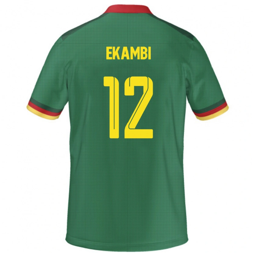 Danxen Kinder Kamerun Karl Toko Ekambi #12 Grün Heimtrikot Trikot 24-26 T-Shirt Schweiz