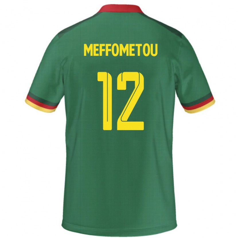 Danxen Kinder Kamerun Falonne Meffometou #12 Grün Heimtrikot Trikot 24-26 T-Shirt Schweiz