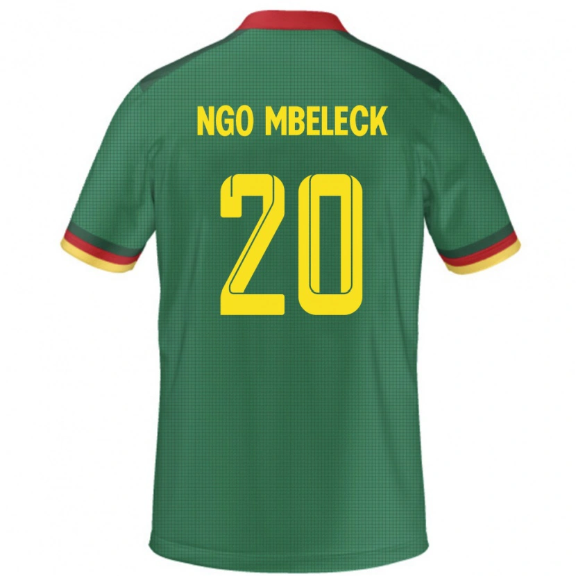 Danxen Kinder Kamerun Genevieve Ngo Mbeleck #20 Grün Heimtrikot Trikot 24-26 T-Shirt Schweiz