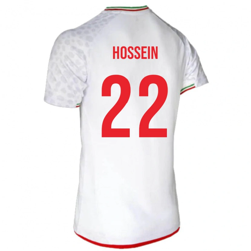 Danxen Kinder Iran Hossein Hosseini #22 Weiß Heimtrikot Trikot 24-26 T-Shirt Schweiz