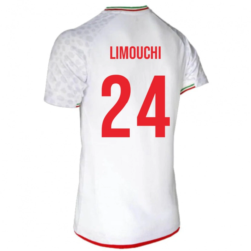 Danxen Kinder Iran Mehdi Limouchi #24 Weiß Heimtrikot Trikot 24-26 T-Shirt Schweiz
