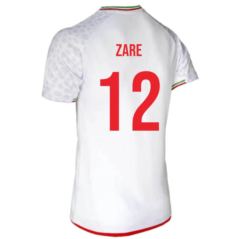 Danxen Kinder Iran Yasin Zare #12 Weiß Heimtrikot Trikot 24-26 T-Shirt Schweiz