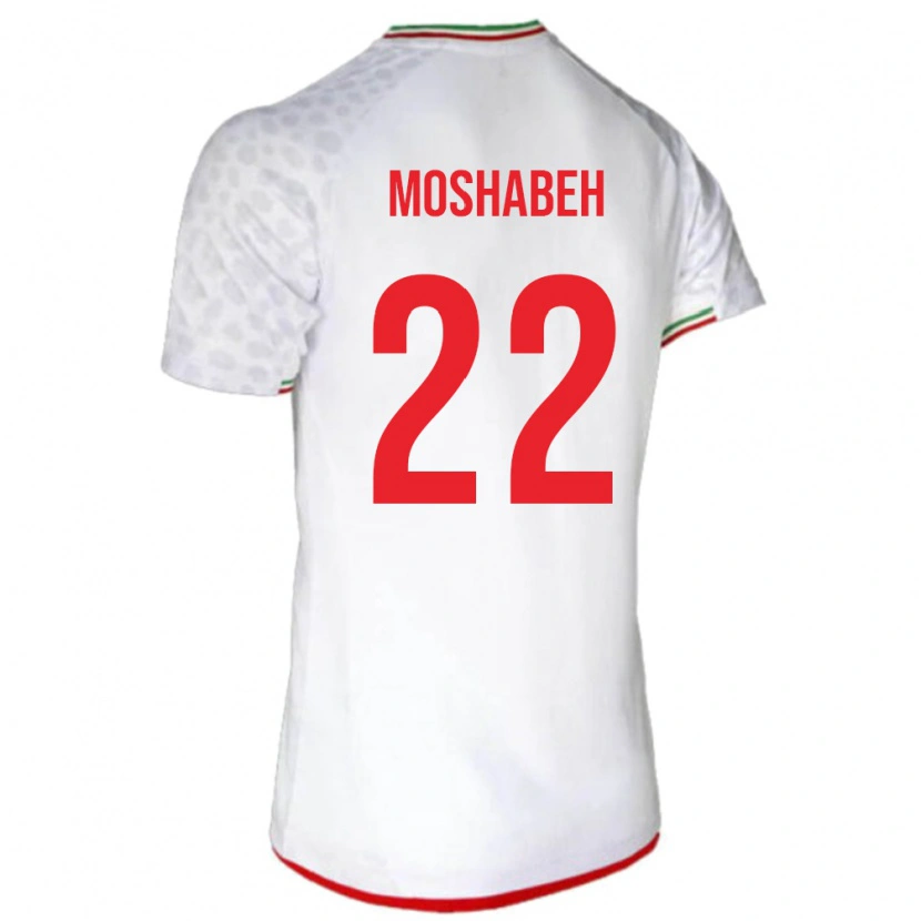 Danxen Kinder Iran Mahan Moshabeh #22 Weiß Heimtrikot Trikot 24-26 T-Shirt Schweiz
