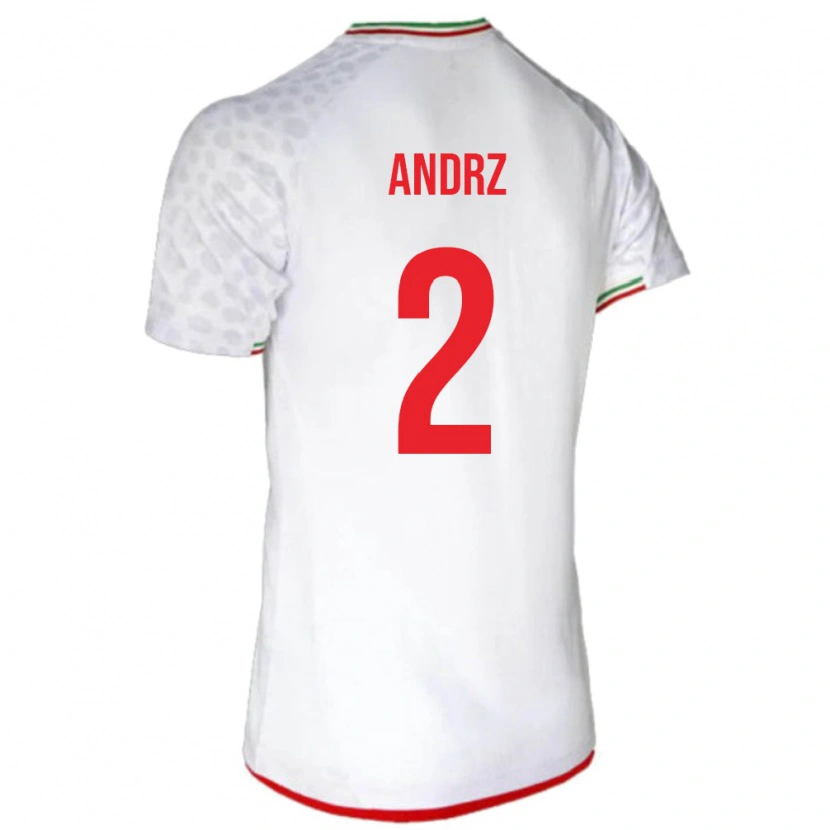 Danxen Kinder Iran Nima Andrz #2 Weiß Heimtrikot Trikot 24-26 T-Shirt Schweiz