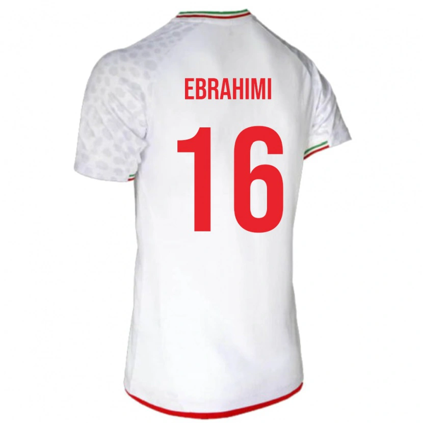 Danxen Kinder Iran Omid Ebrahimi #16 Weiß Heimtrikot Trikot 24-26 T-Shirt Schweiz