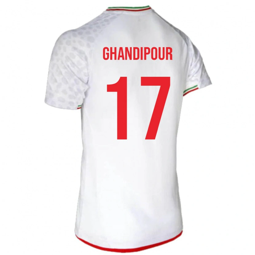 Danxen Kinder Iran Reza Ghandipour #17 Weiß Heimtrikot Trikot 24-26 T-Shirt Schweiz