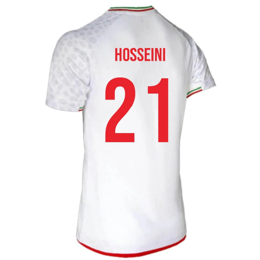 Danxen Kinder Iran Majid Hosseini #21 Weiß Heimtrikot Trikot 24-26 T-Shirt Schweiz
