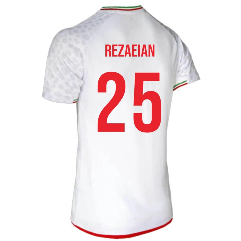 Danxen Kinder Iran Ramin Rezaeian #25 Weiß Heimtrikot Trikot 24-26 T-Shirt Schweiz