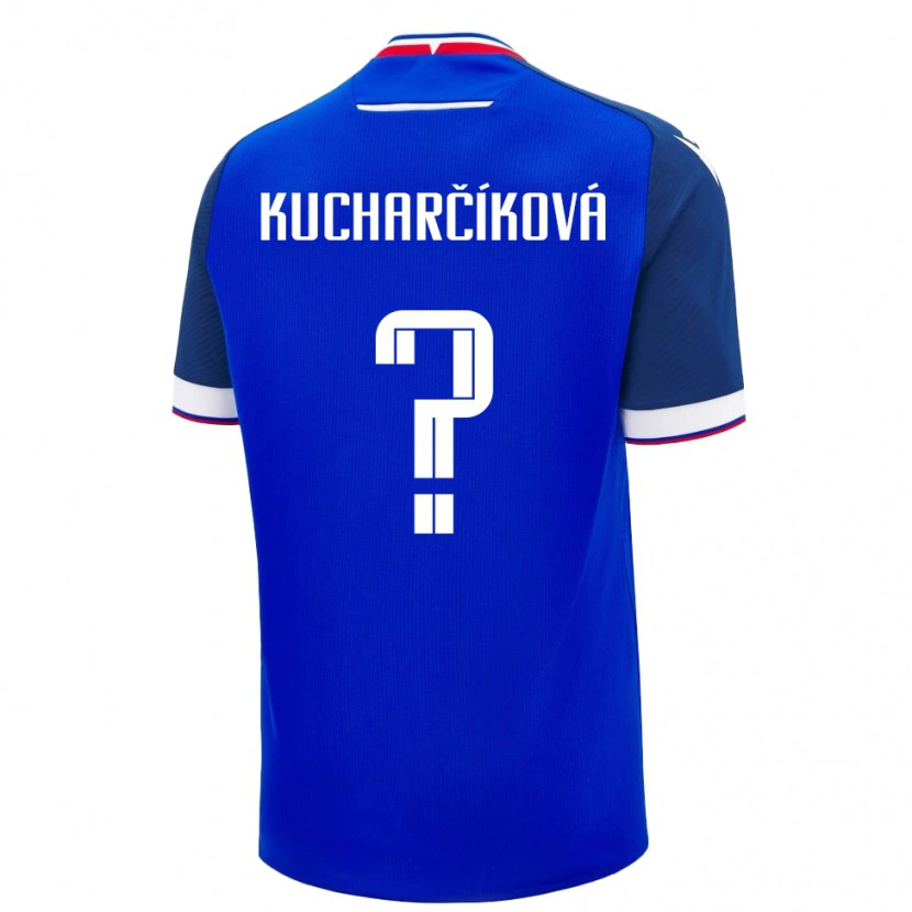 Danxen Kinder Slowakei Dominika Kucharčíková #0 Blau Heimtrikot Trikot 24-26 T-Shirt Schweiz