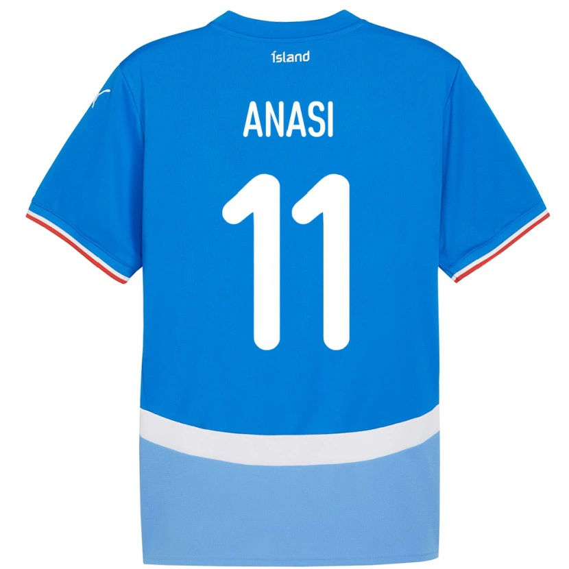 Danxen Kinder Island Natasha Anasi #11 Blau Heimtrikot Trikot 24-26 T-Shirt Schweiz