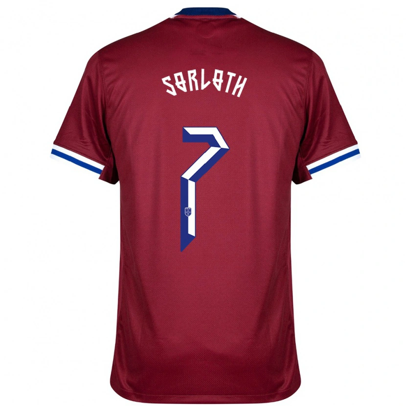 Danxen Kinder Norwegen Alexander Sørloth #7 Rot Blau Weiß Heimtrikot Trikot 24-26 T-Shirt Schweiz