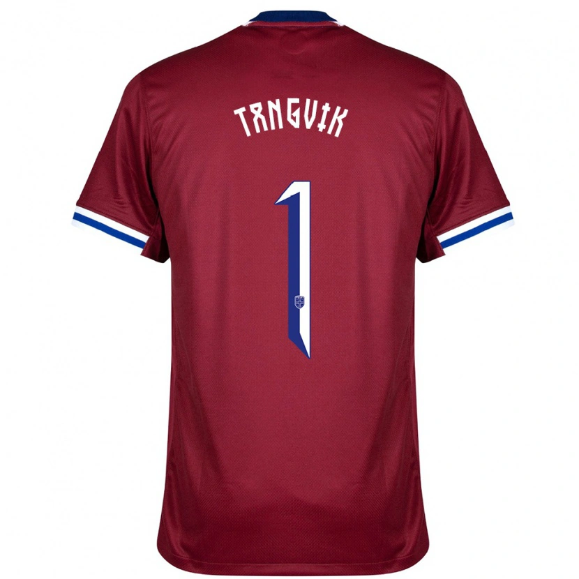 Danxen Kinder Norwegen Sander Tangvik #1 Rot Blau Weiß Heimtrikot Trikot 24-26 T-Shirt Schweiz