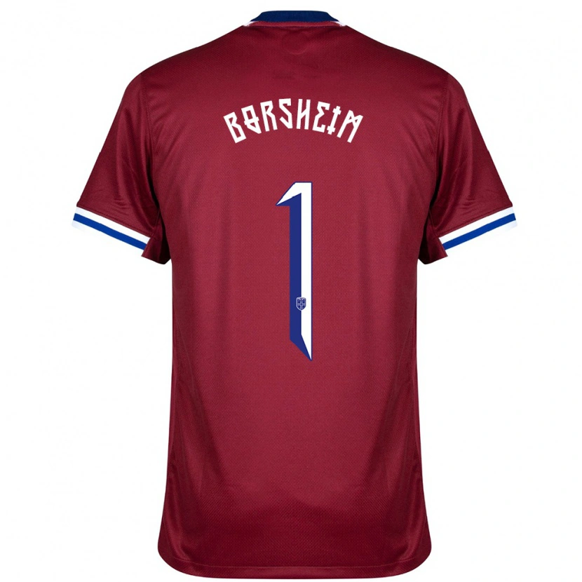 Danxen Kinder Norwegen Martin Børsheim #1 Rot Blau Weiß Heimtrikot Trikot 24-26 T-Shirt Schweiz
