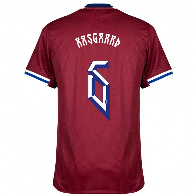 Danxen Kinder Norwegen Thelo Aasgaard #6 Rot Blau Weiß Heimtrikot Trikot 24-26 T-Shirt Schweiz