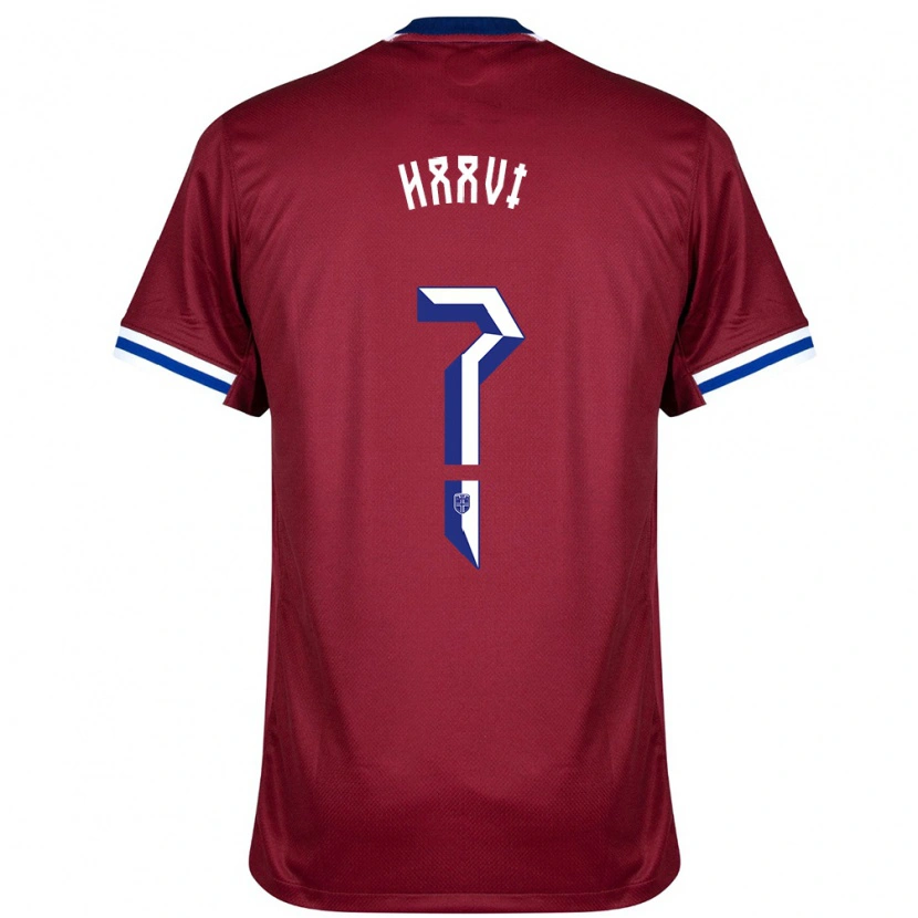 Danxen Kinder Norwegen Emilie Haavi #0 Rot Blau Weiß Heimtrikot Trikot 24-26 T-Shirt Schweiz