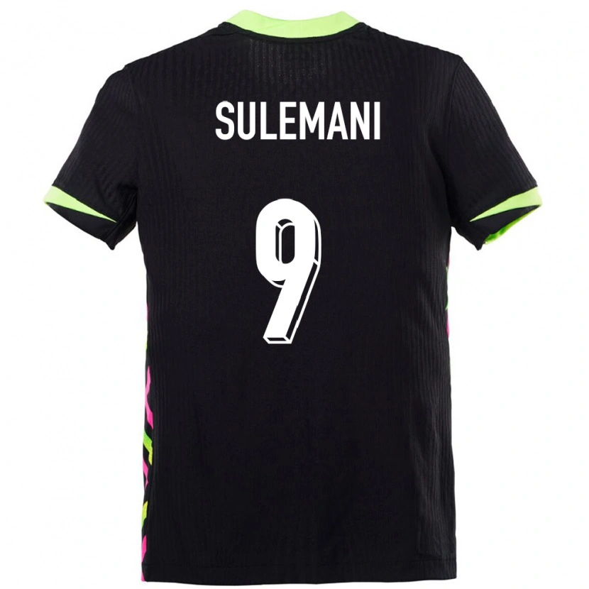 Danxen Kinder Australien Arion Sulemani #9 Dunkelblau Auswärtstrikot Trikot 24-26 T-Shirt Schweiz