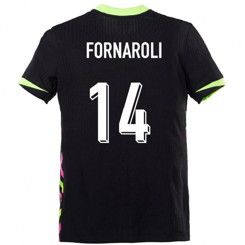 Danxen Kinder Australien Bruno Fornaroli #14 Dunkelblau Auswärtstrikot Trikot 24-26 T-Shirt Schweiz