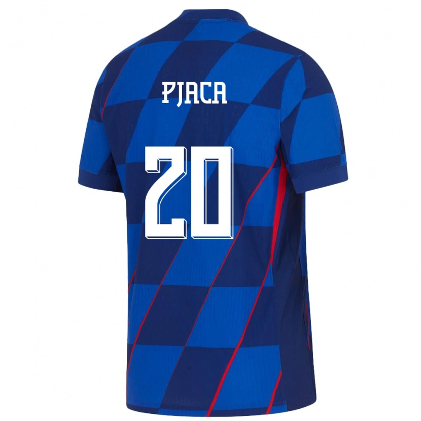 Danxen Kinder Kroatien Marko Pjaca #20 Blau Auswärtstrikot Trikot 24-26 T-Shirt Schweiz